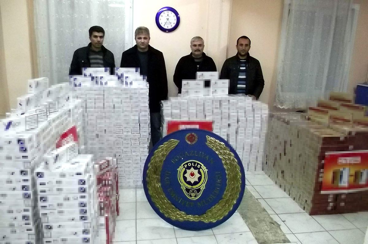 Boğazlıyan\'da 20 Bin Adet Kaçak Sigara Ele Geçirildi
