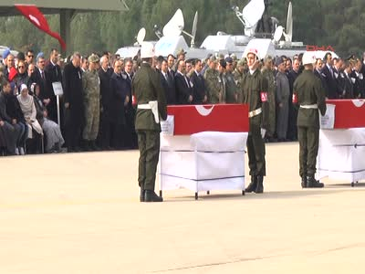 Şehitler Gözyaşları İçinde Uğurlandı