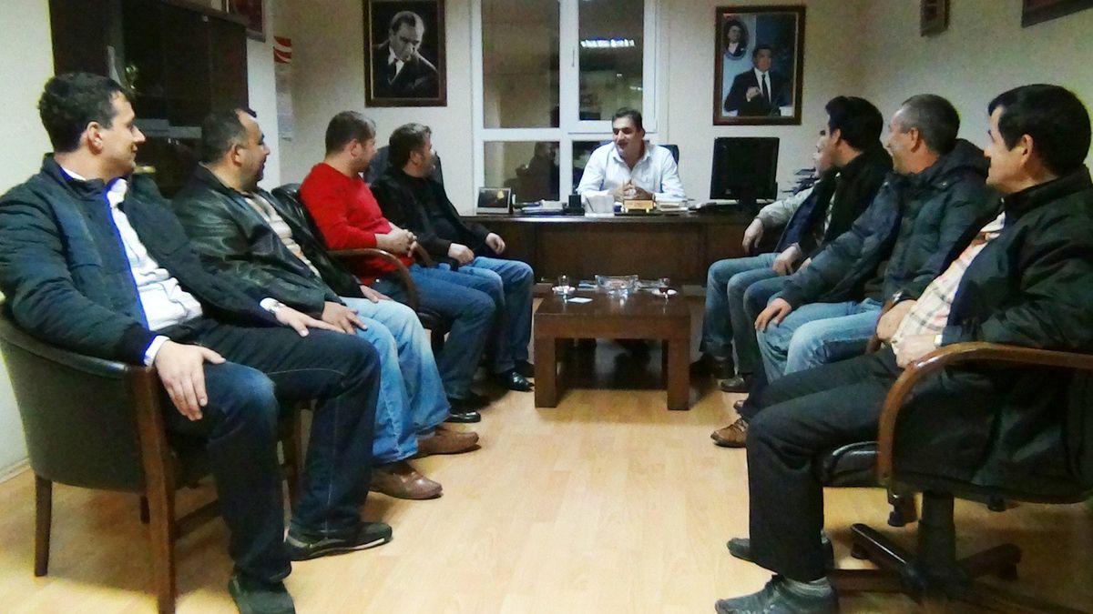Erdemir İşçilerinden Odabaş\'a Ziyaret
