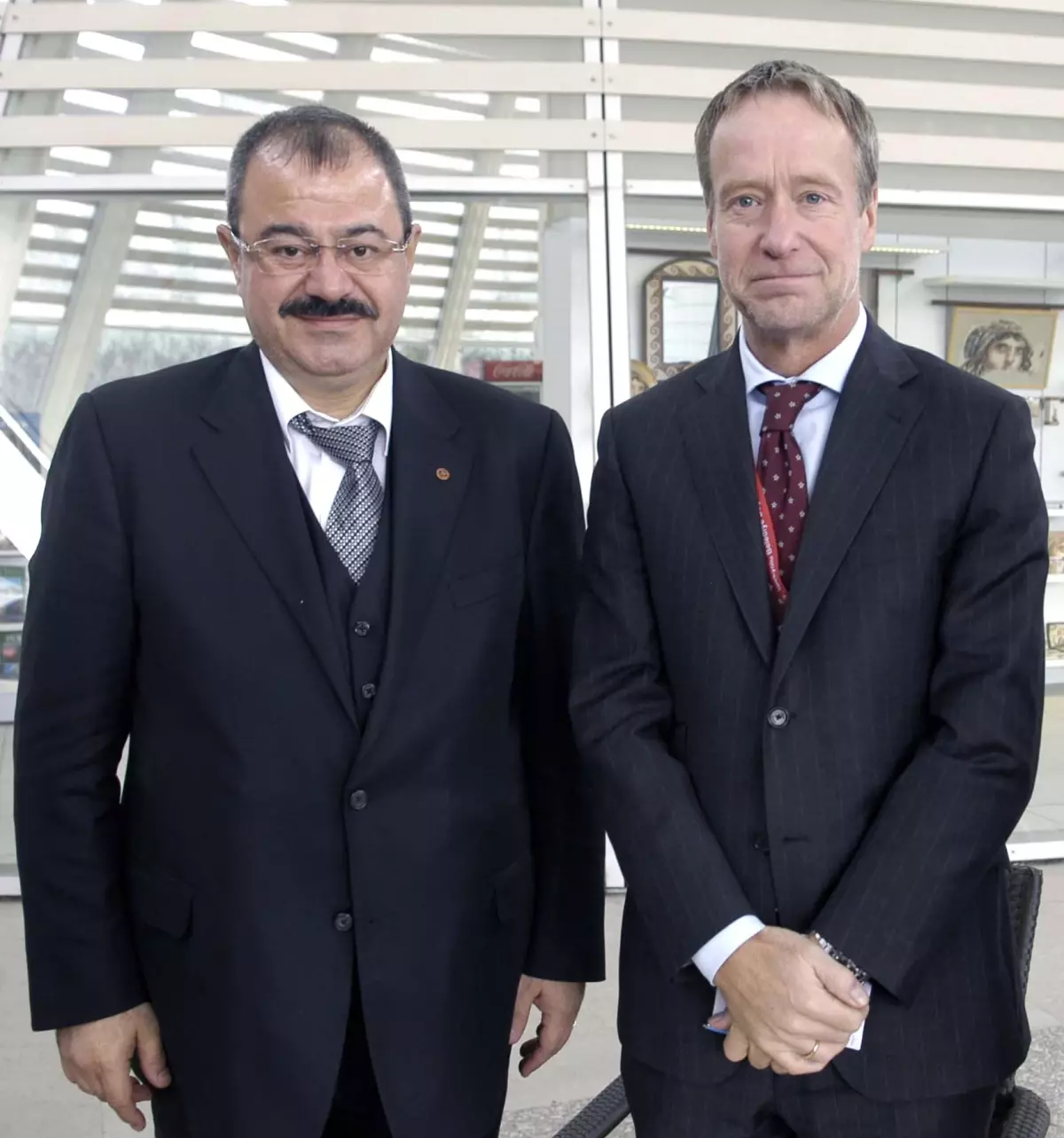 Konukoğlu İsveç Büyükelçisi Akesson ile Bir Araya Geldi