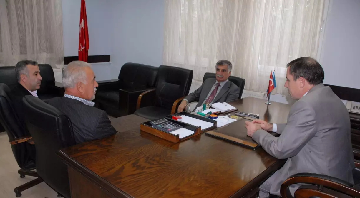 Başkan Büyükaslan\'dan Dr. Hüseyin Şen\'e Ziyaret