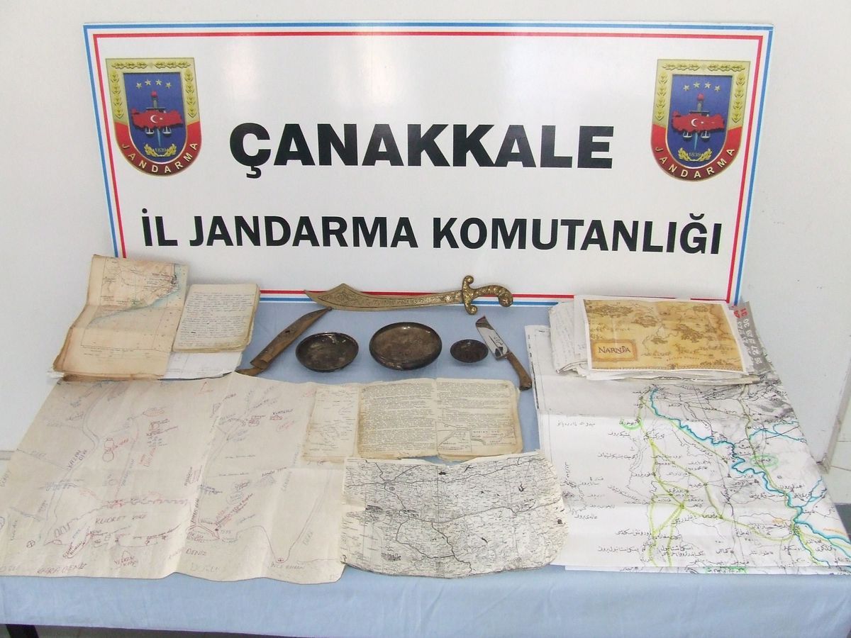 Çanakkale\'de Tarihi Eser Operasyonu