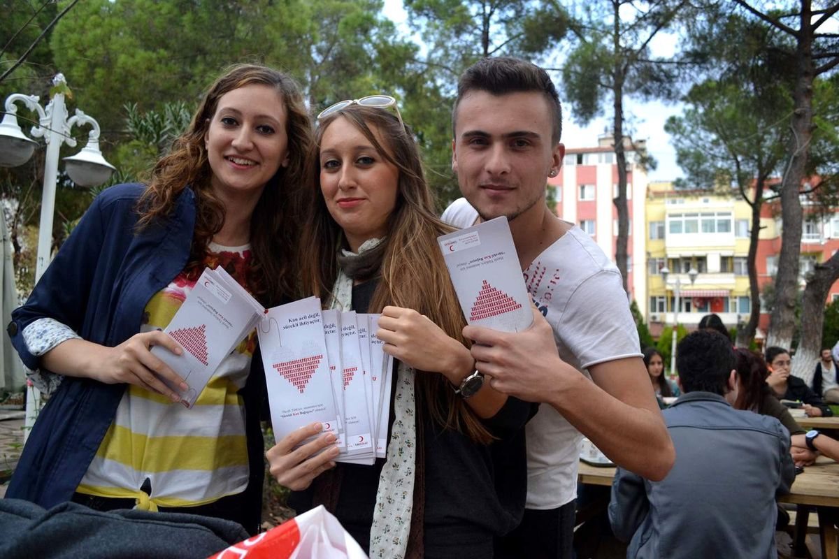 Kızılay\'a Üniversite Desteği