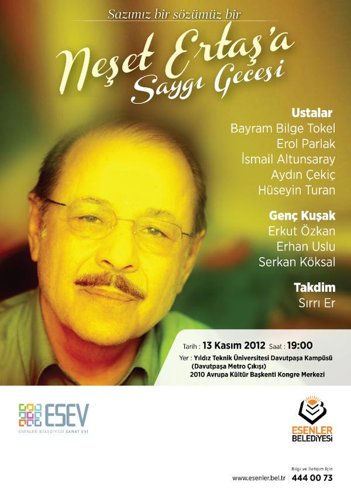 Neşet Ertaş\'a Saygı Gecesi
