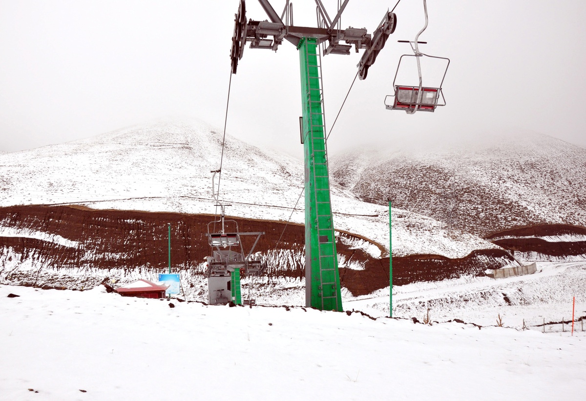 Erzurum Beyaza Büründü