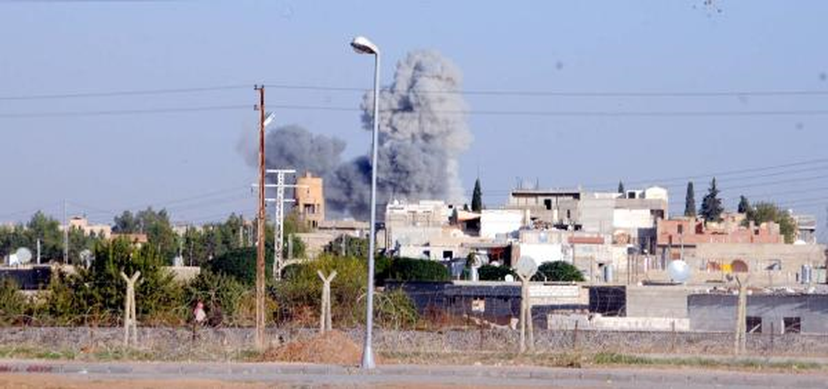 Suriye Ordusunun Savaş Uçakları, Resulayn\'ı Bombaladı (6)