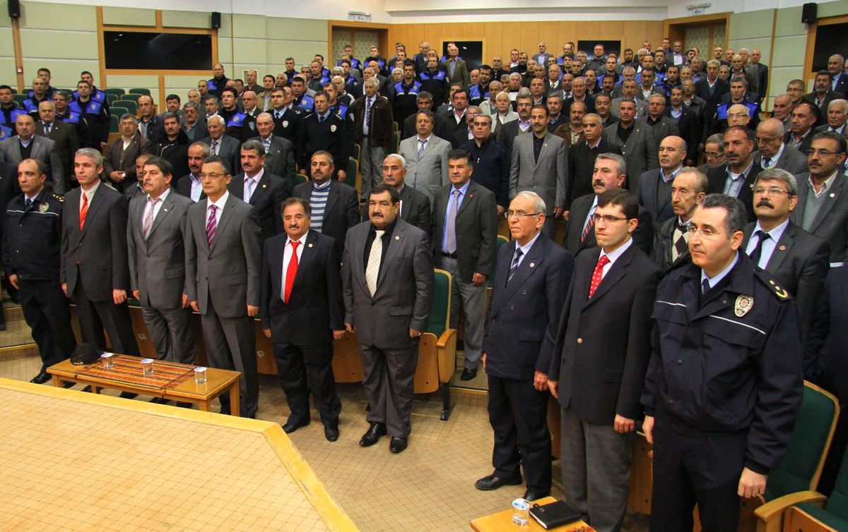 Emniyet Müdürü Aydın Muhtarlarla Bir Araya Geldi