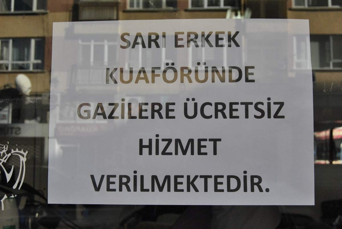 Eskişehir\'de Gazilere Ücretsiz Kuaför Hizmeti