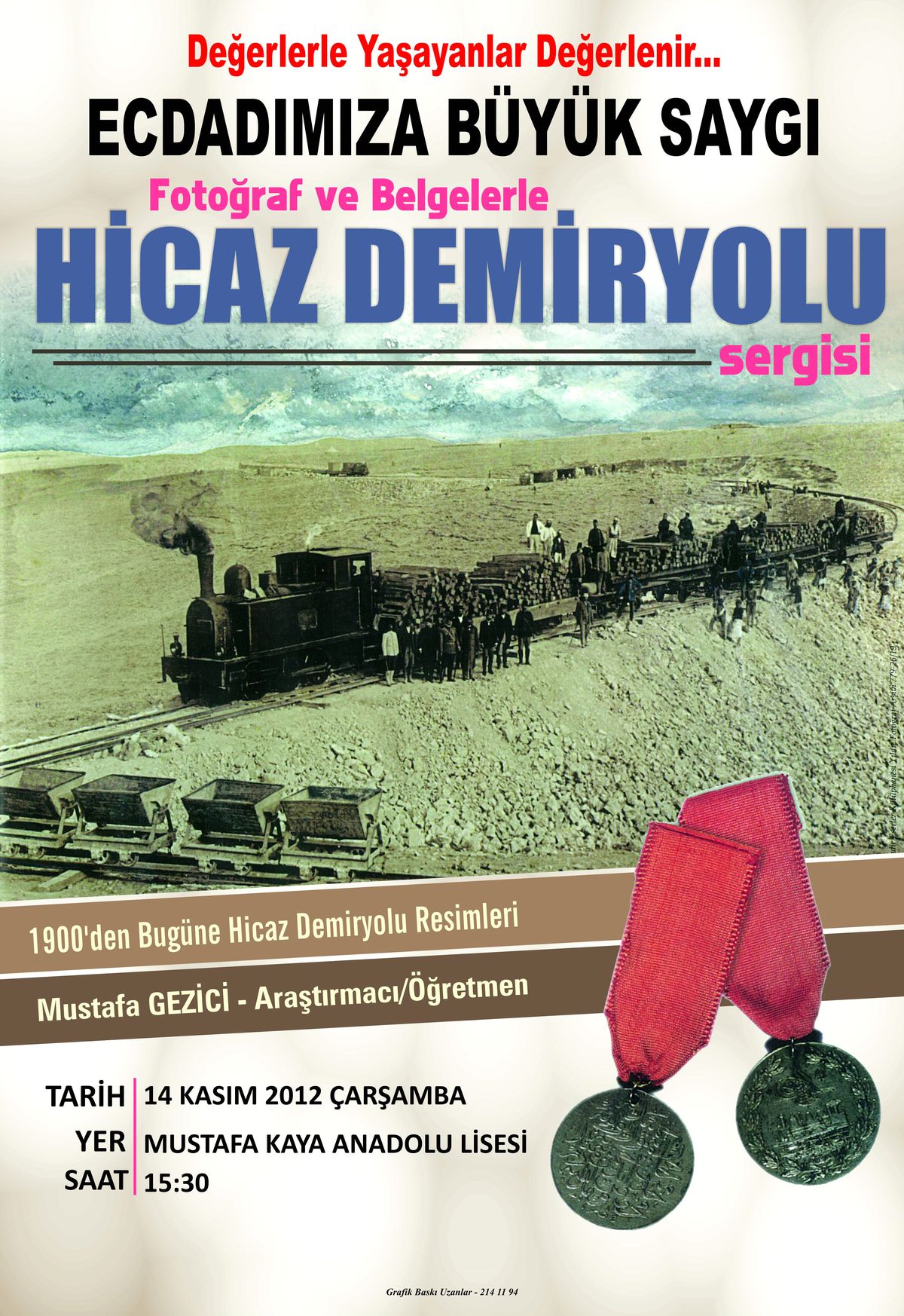 "Hicaz Demiryolu Sergisi" Açılıyor