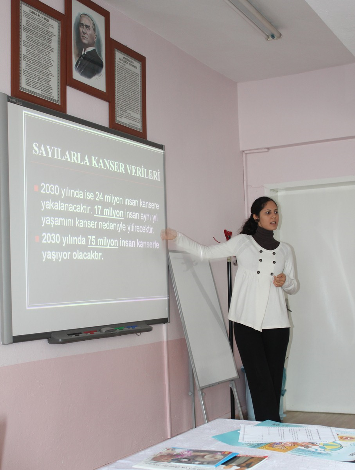 Öğrencilere Kanserden Korunma Yolları Anlatıldı