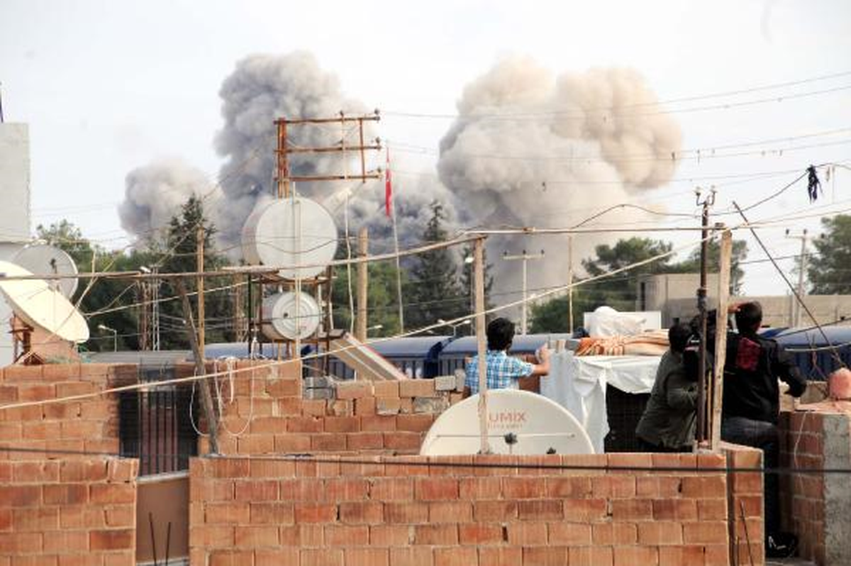 Suriye Savaş Uçakları Resulayn\'ı Bu Sabah da Bombaladı