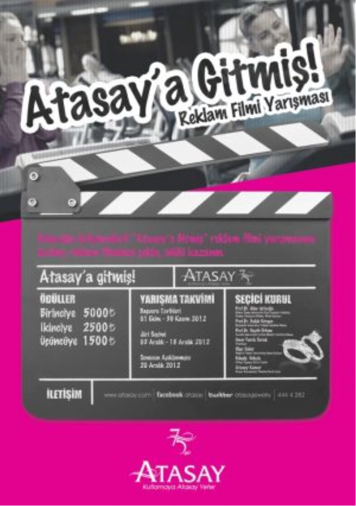 Atasay\'dan Üniversitelerarası Reklam Filmi Yarışması