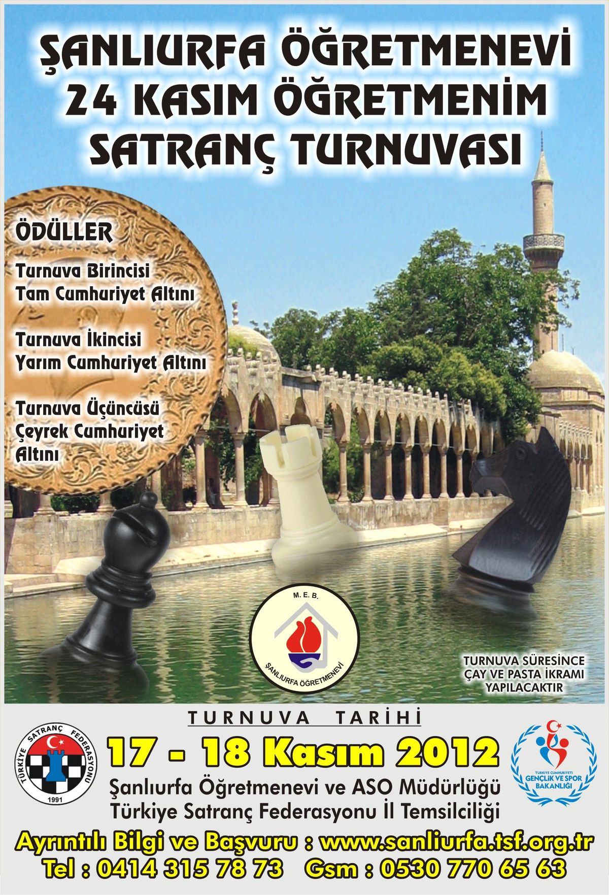 Öğretmenlere Santranç Turnuvası