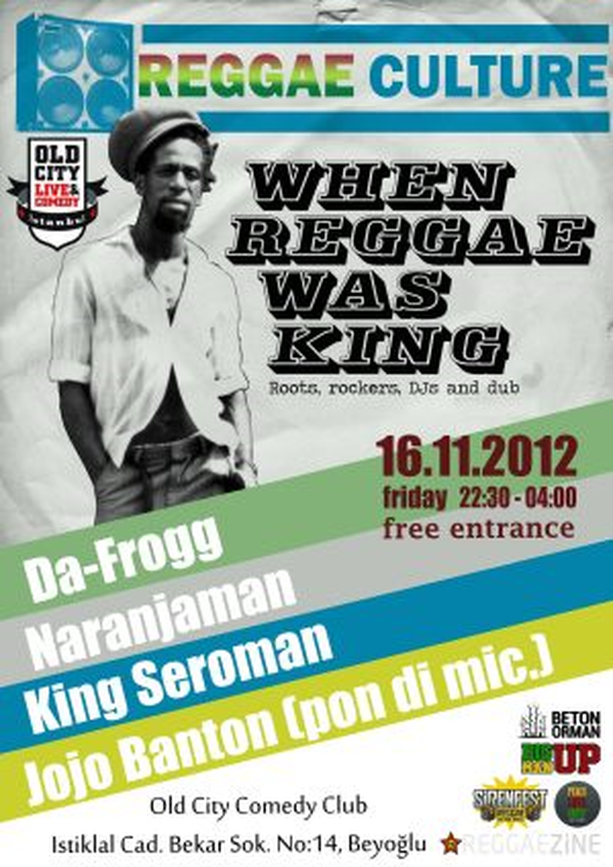 Reggae Kültürü Old City\'de
