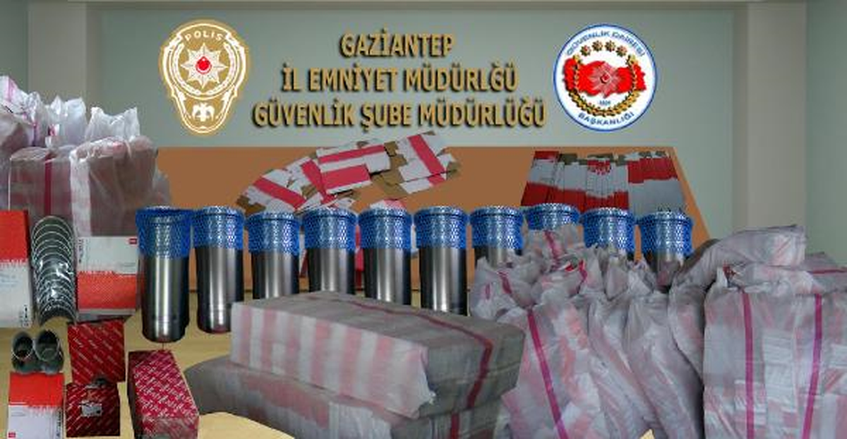 950 Bin Liralık Sahte Yedek Parça Ele Geçirildi
