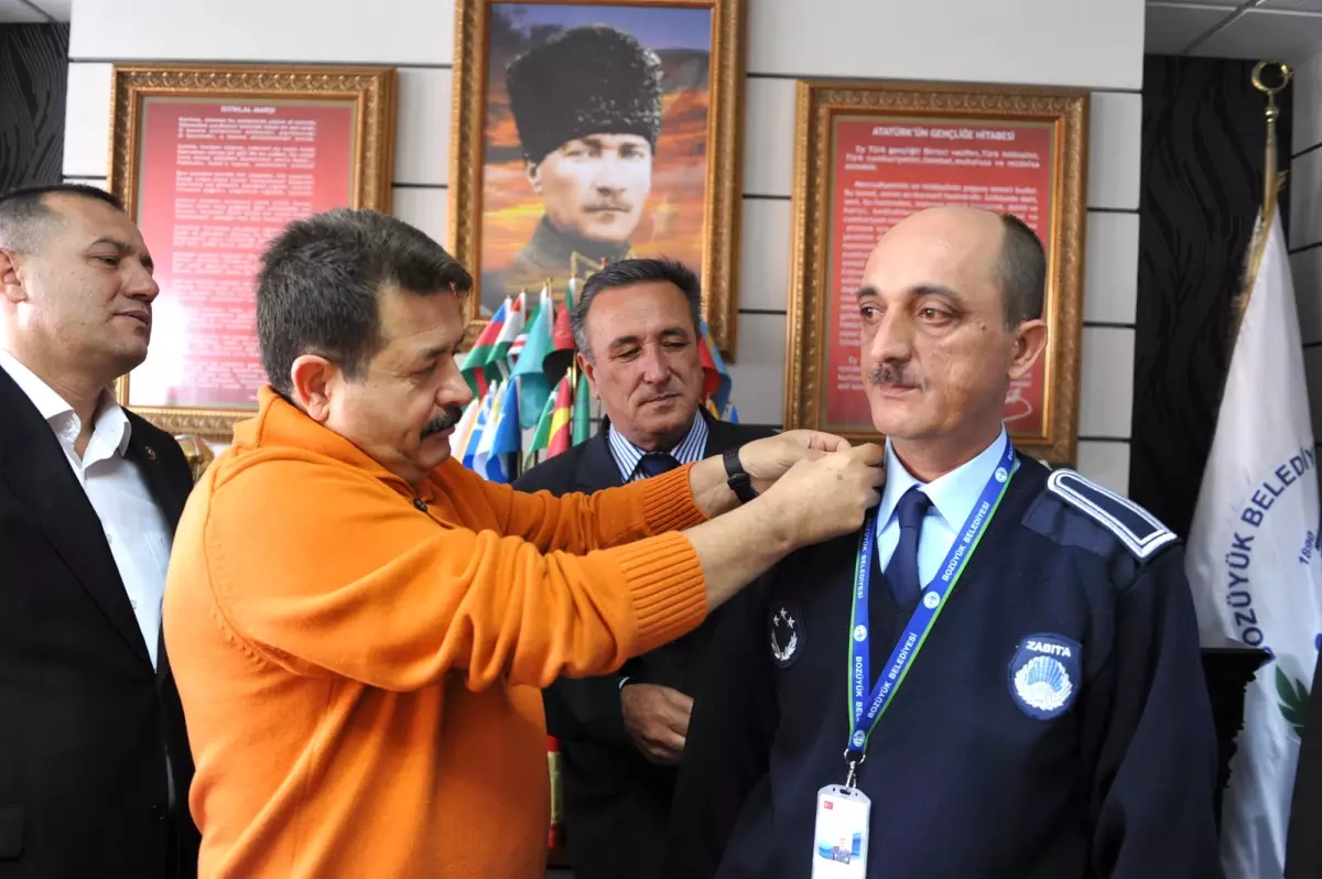 Bozüyük Belediyesi'nde Terfi Töreni