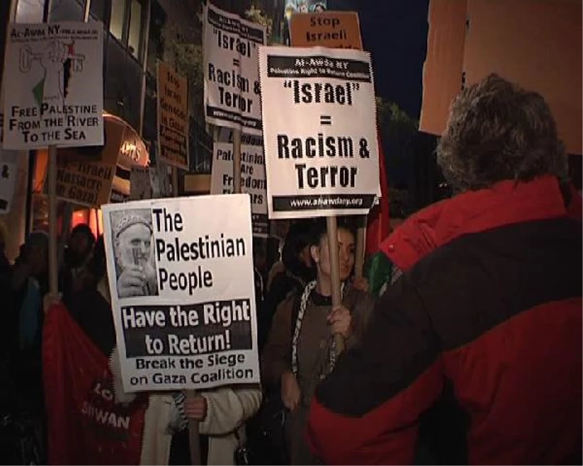ABD\'de Musevilerin de Katıldığı İsrail\'i Protesto Gösterileri