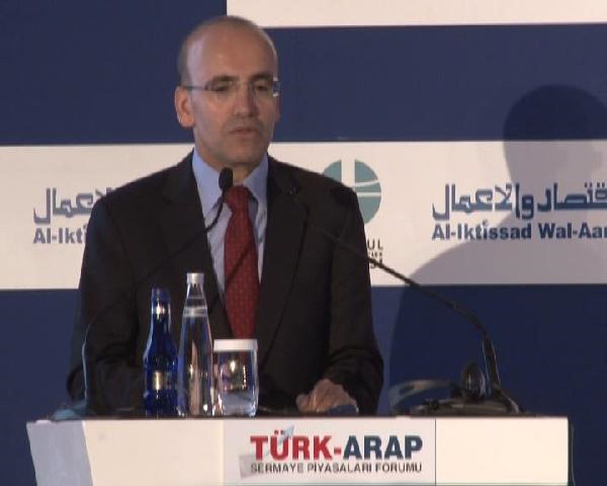 Maliye Bakanı Şimşek, Türk-Arap Sermaye Piyasaları Forumu\'nda Konuştu