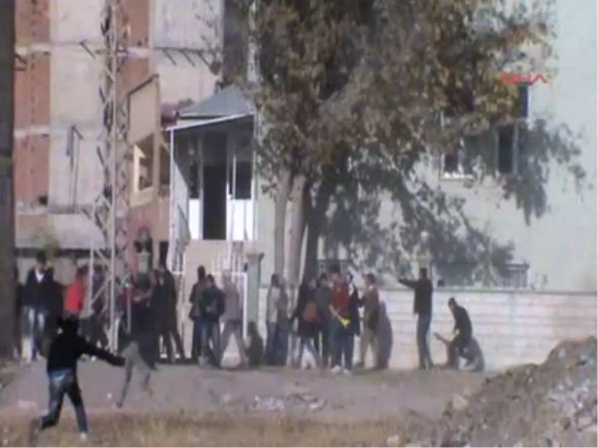 Çukura Düşen Toma\'yı Alanda Toplananlar Taş Atmak İsteyince Bazı BDP\'liler Arayı Girdi