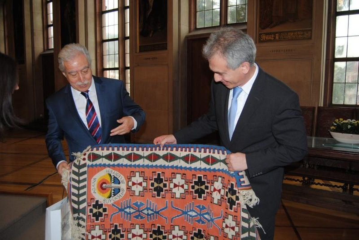 Feldmann Türk Heyetini Ağırladı