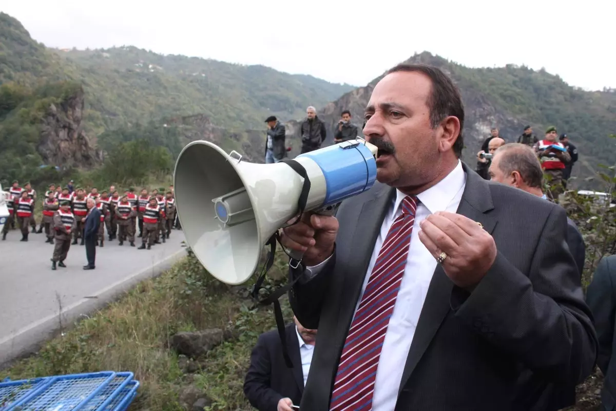 Giresun\'da Çöp Mitingi