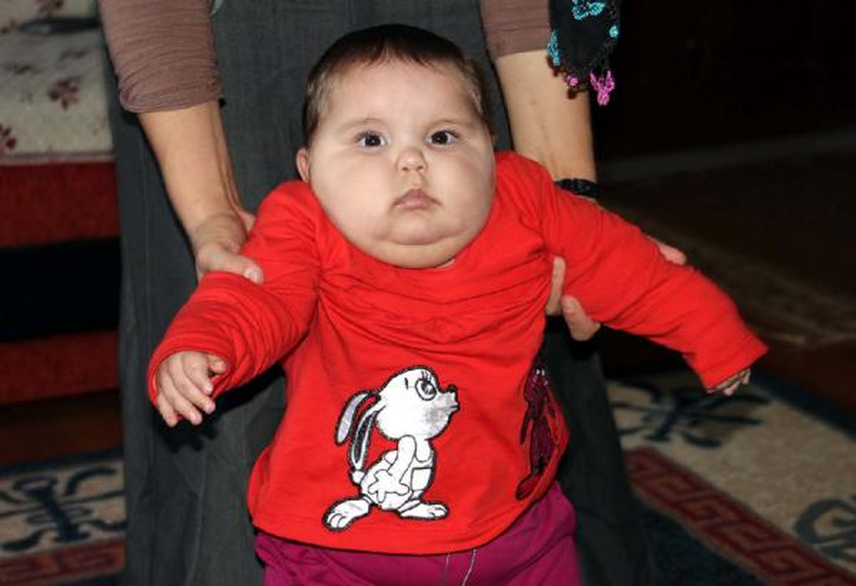 Melek, 8 Ayda 15 Kiloya Ulaştı