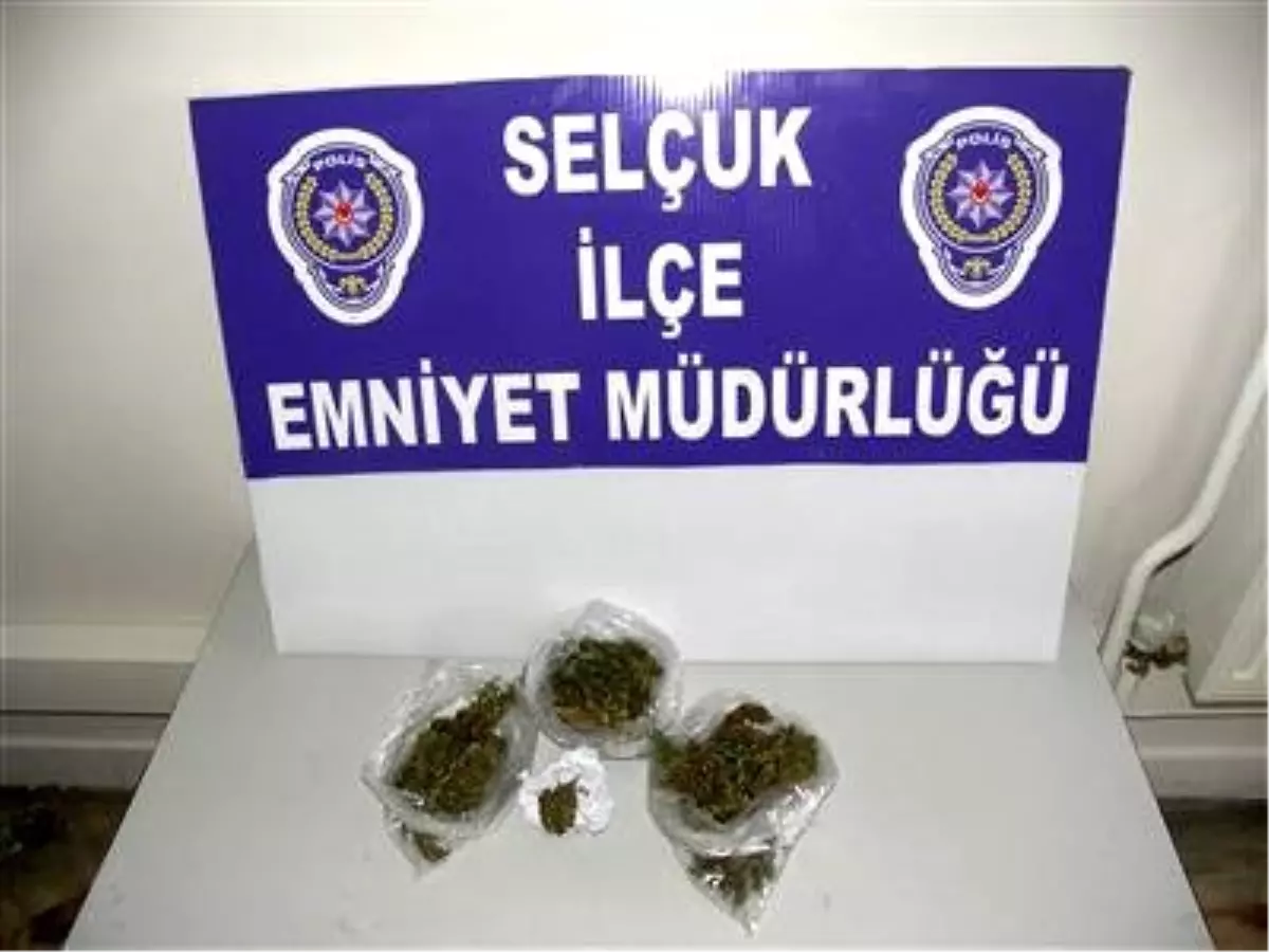 Selçuk'ta 88 Gram Hint Keneviri Ele Geçirildi