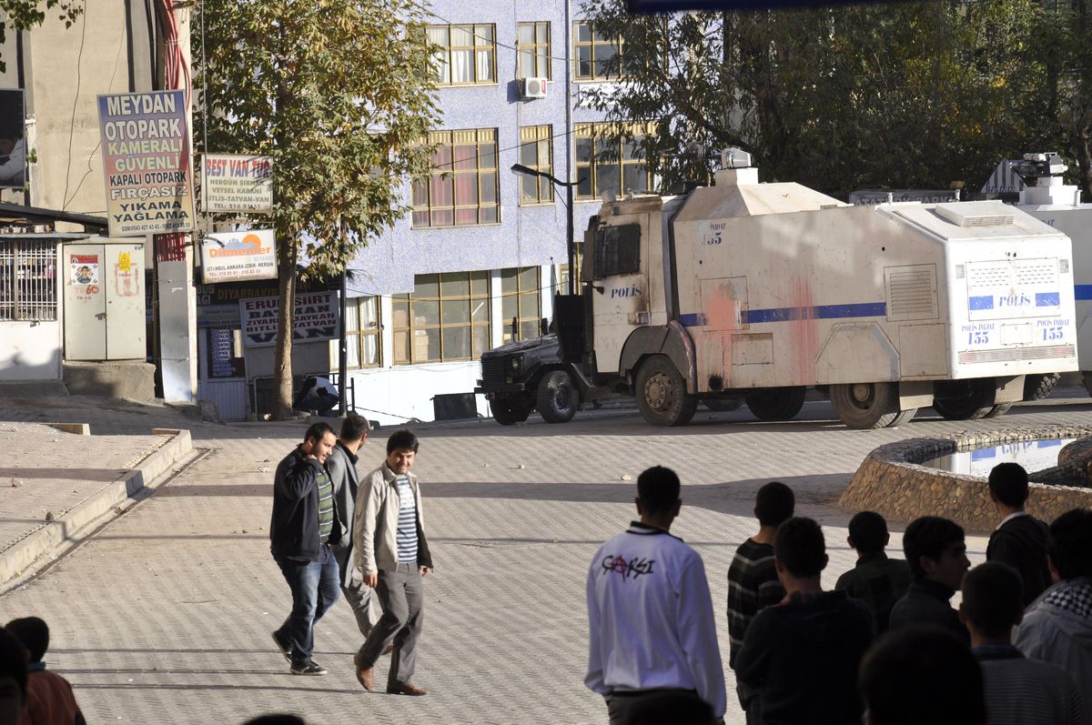 Şırnak\'ta BDP\'nin Eyleminde Olaylar Çıktı