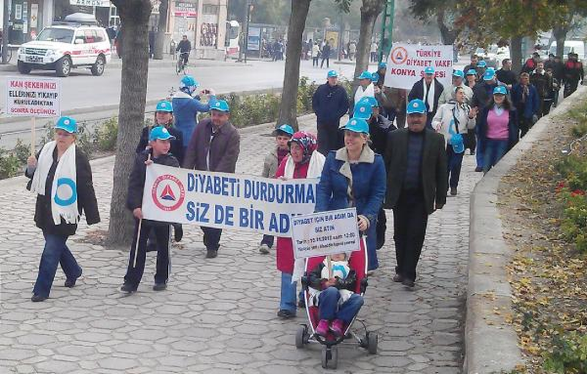 Diyabet Haftasında Sağlık İçin Yürüdüler