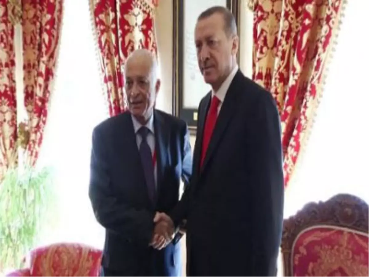 Erdoğan Arap Birliği Genel Sekreteriyle Görüştü