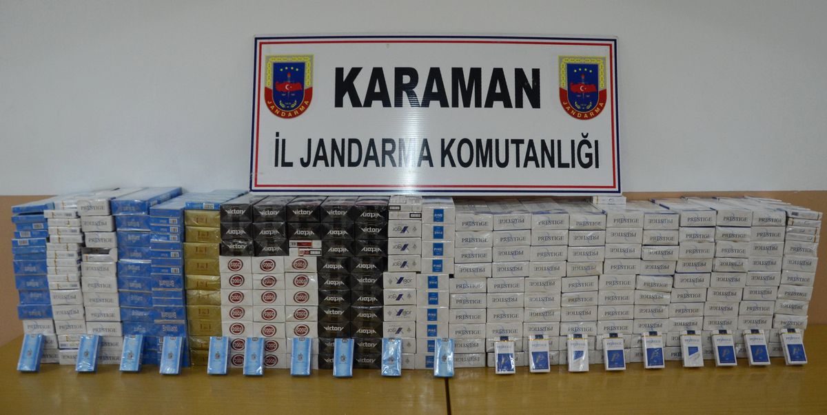 Valizlerden Kaçak Sigara Çıktı