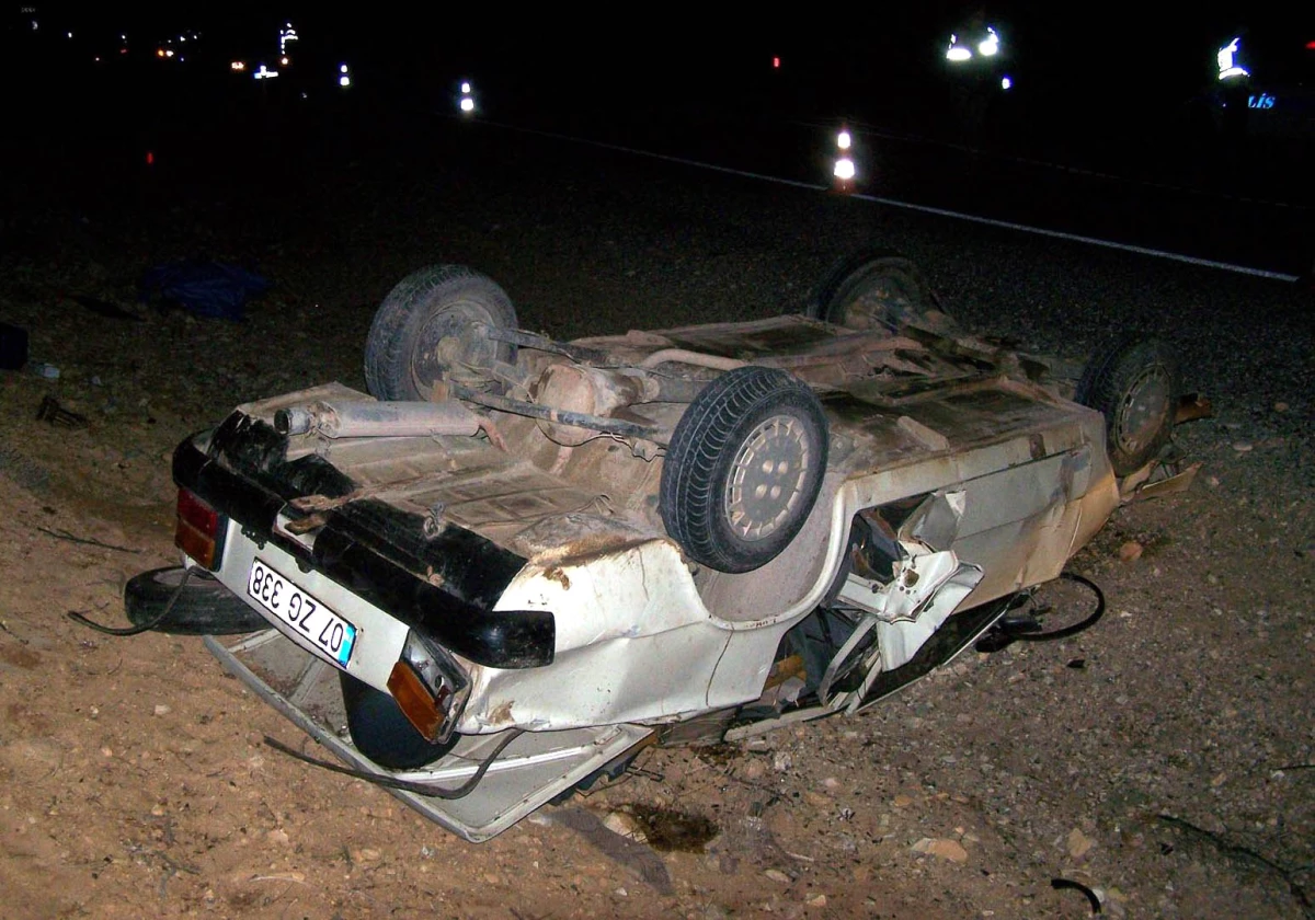 Antalya\'da Kaza: Bir Ölü, İki Yaralı