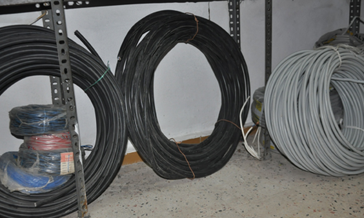Araç\'ta Elektrik Kabloları Çalındı