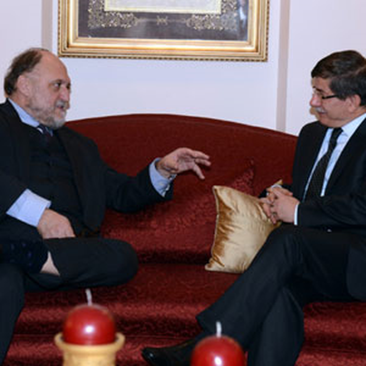 Dışişleri Bakanı Davutoğlu, Agit Parlamenterler Asamblesi Başkanı Migliori\'yi Kabul Etti