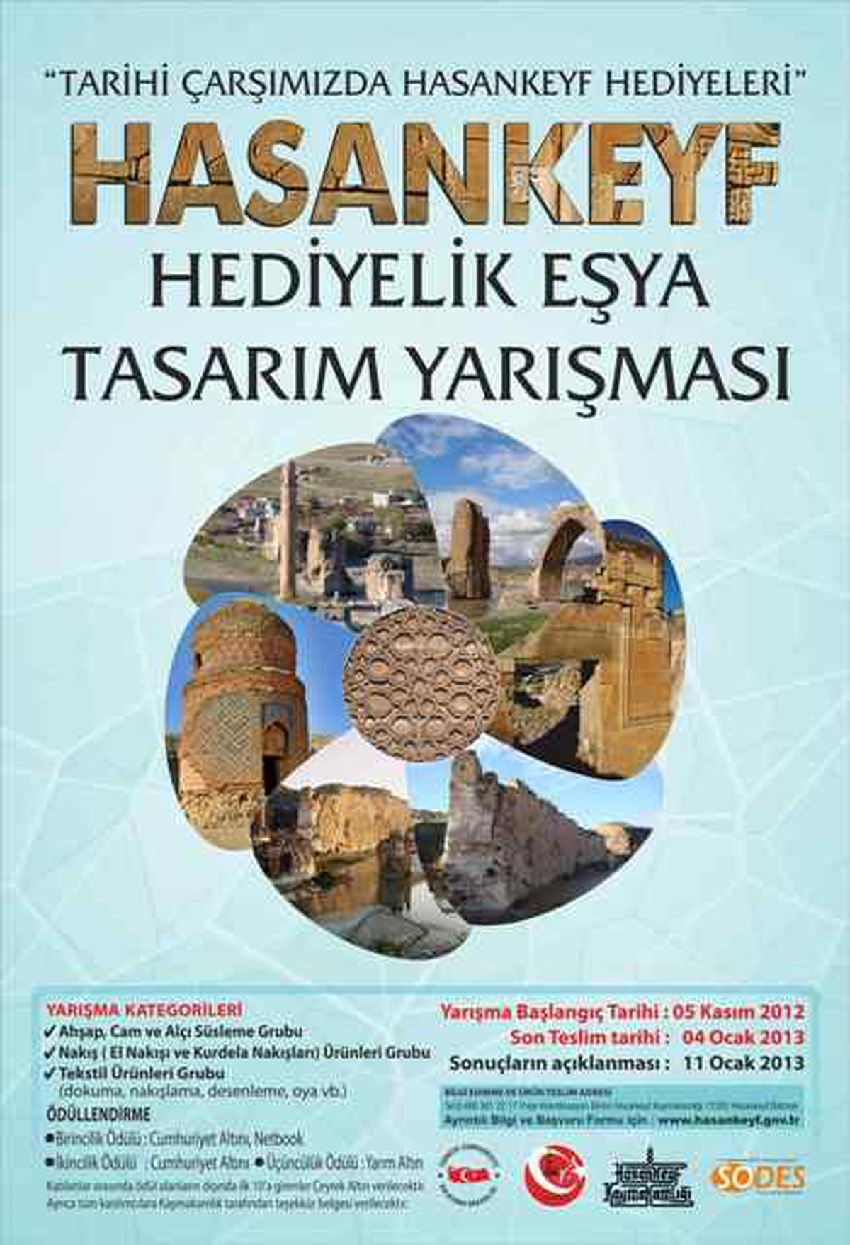 Hasankeyf Kaymakamlığı Ödüllü Hediyelik Eşya Tasarım Yarışması Düzenliyor