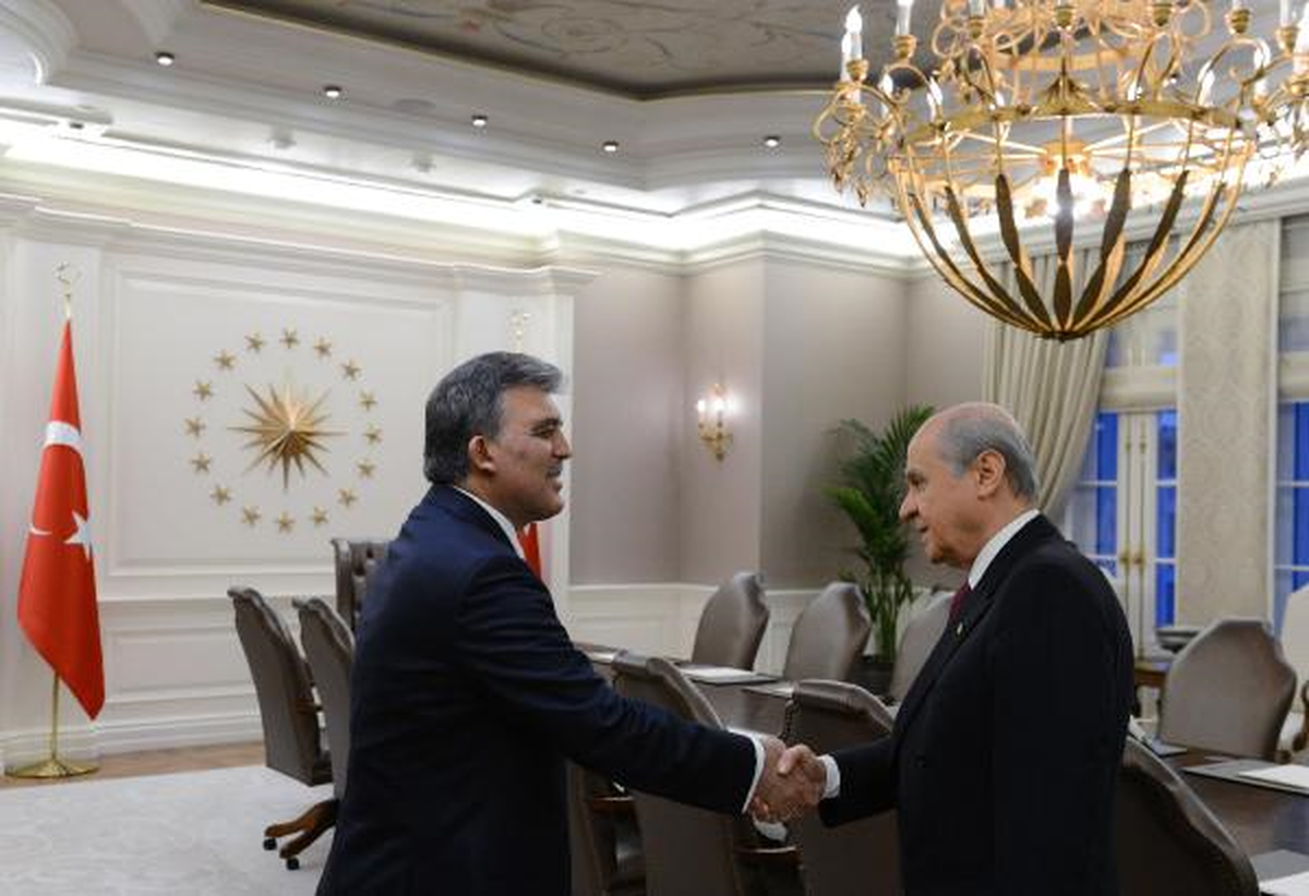 MHP Lideri Bahçeli, Çankaya Köşkü\'nde