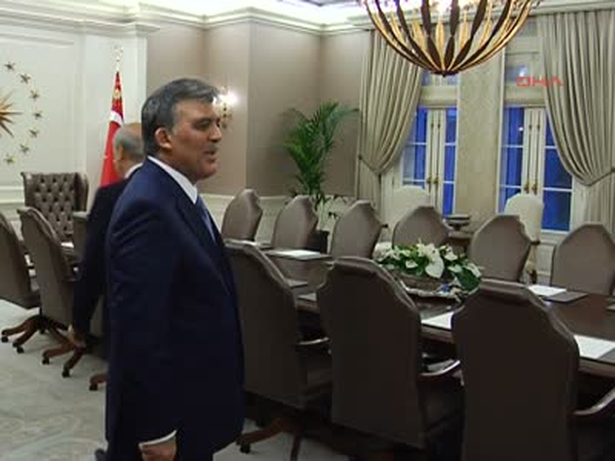 MHP Lideri Bahçeli, Çankaya Köşkü\'nde