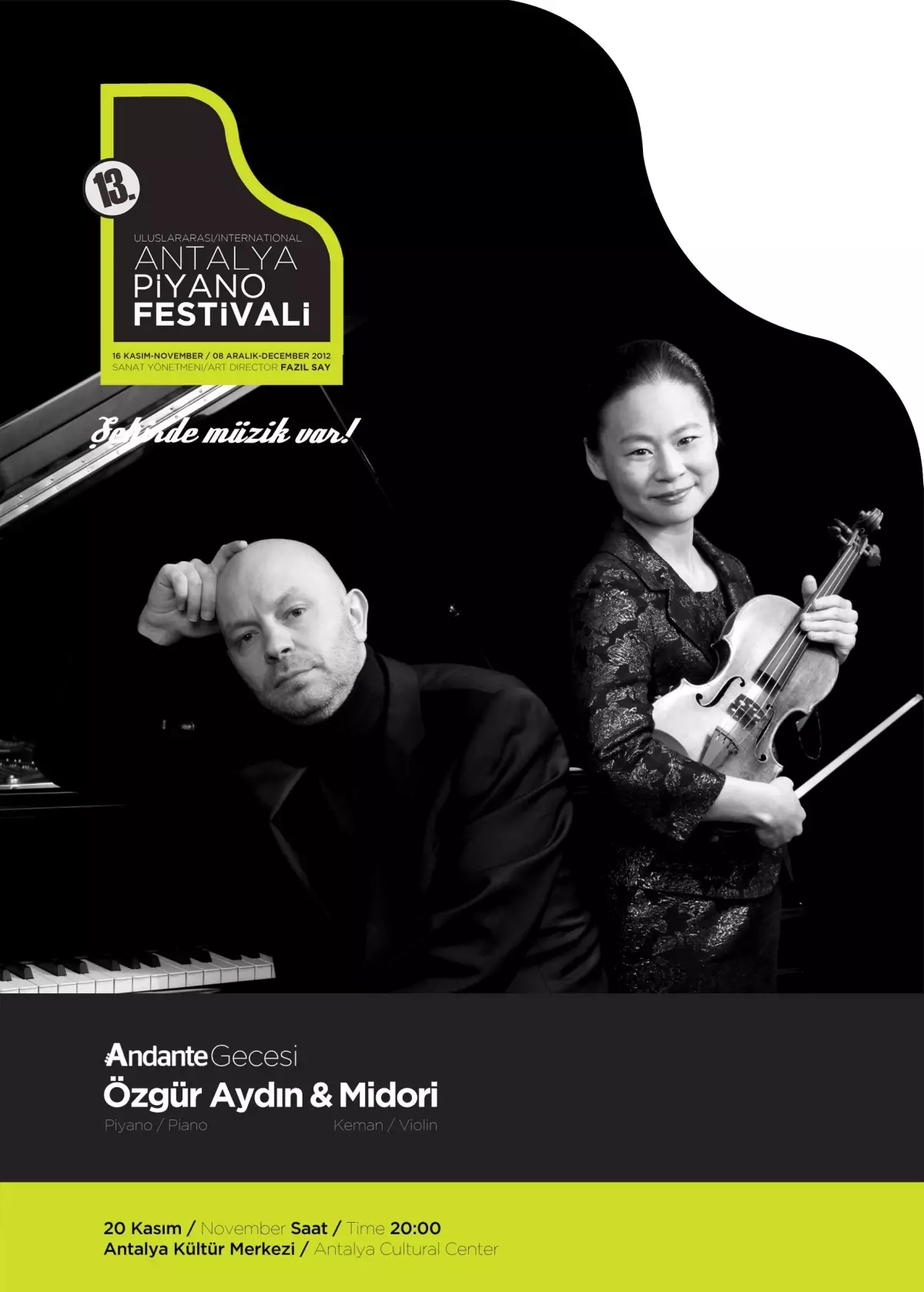 Piyano Festivali\'nde \'Andante Gecesi\' Yaşanacak