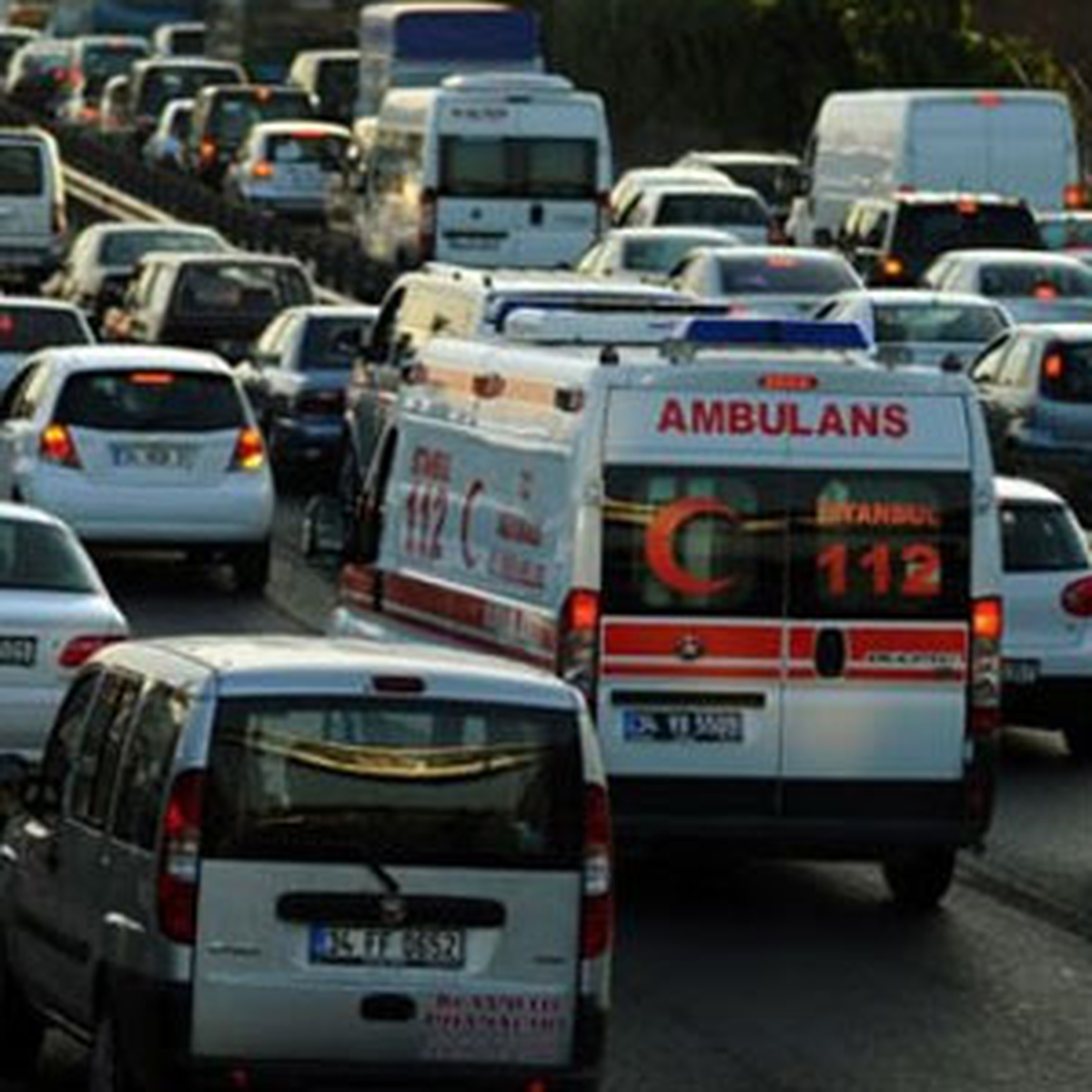 Taksim\'de Ambulansa da Geçit Yok
