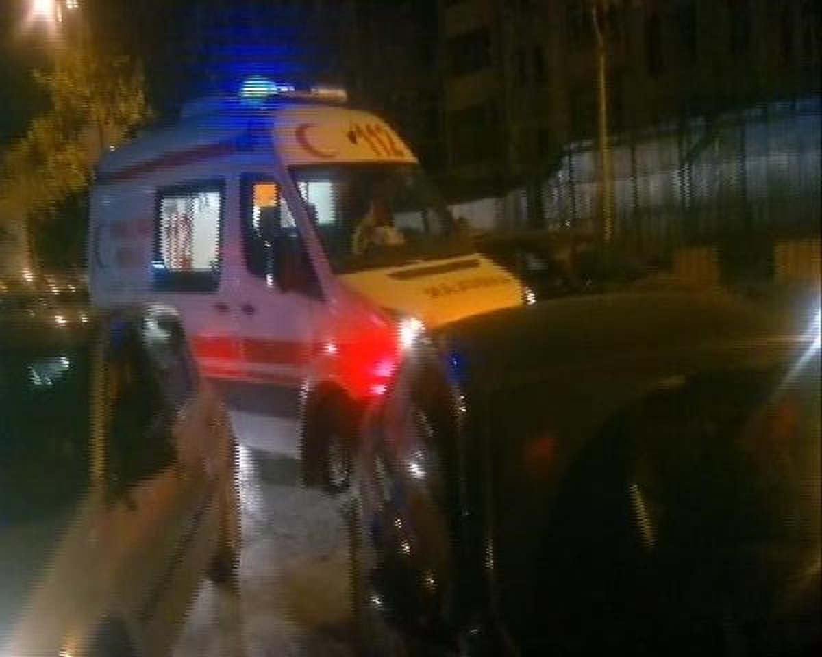 Ambulans Zor Anlar Yaşadı