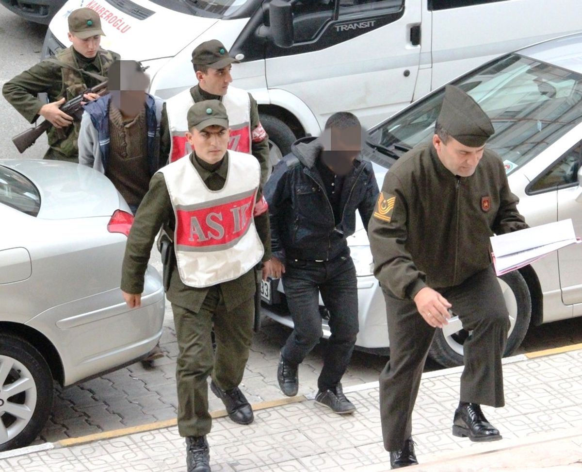 Gasp Zanlısı 2 Asker Adliyede