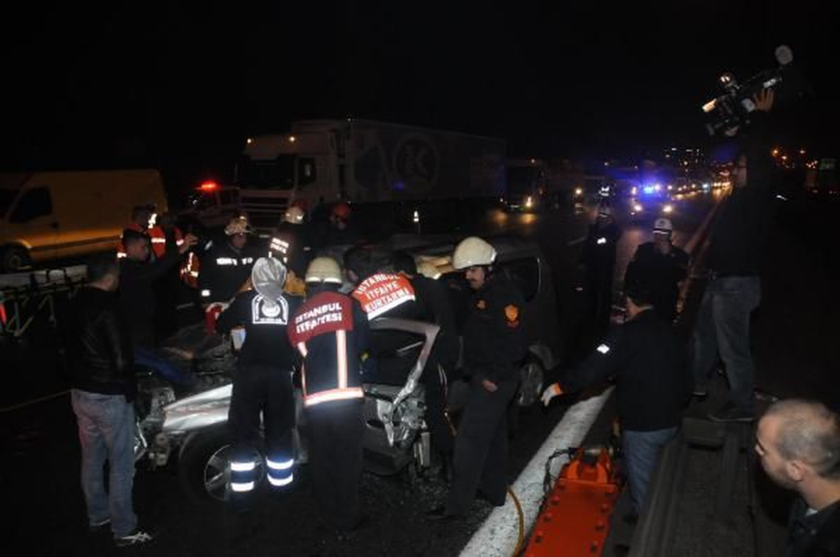 Kavacık Tem Otoyolunda Kaza: 1 Ölü, 1 Yaralı
