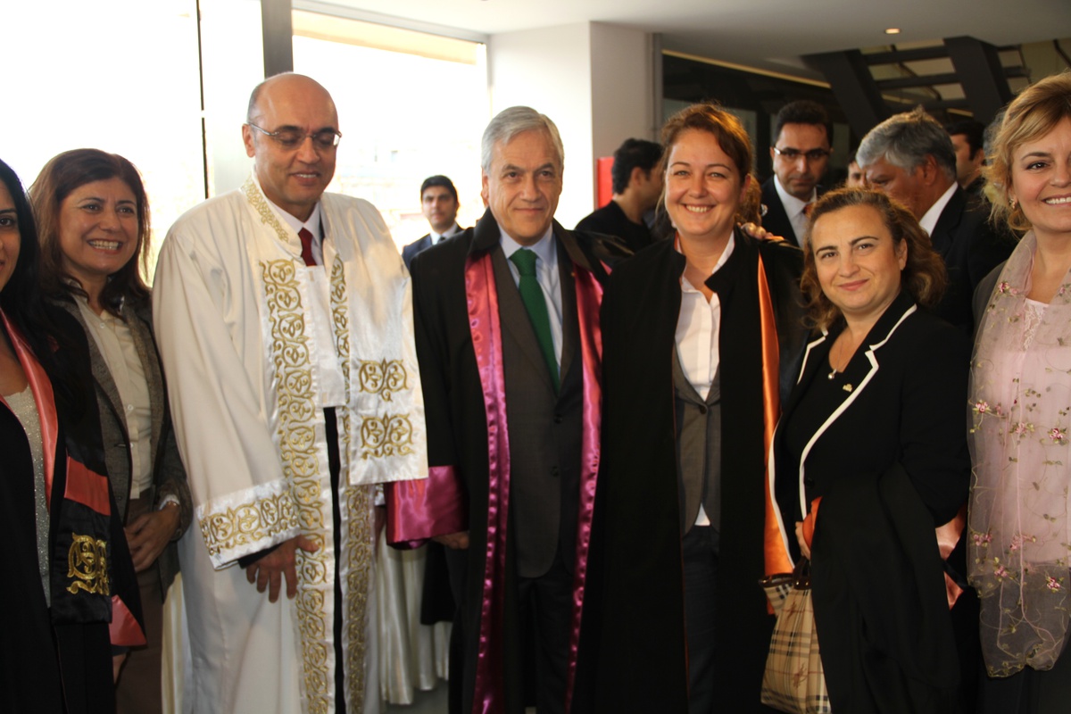 Şili Cumhurbaşkanı Pinera\'ya Fahri Doktora