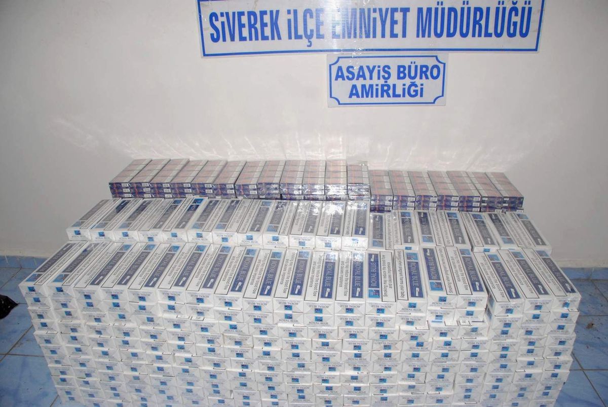 Siverek\'te 7200 Paket Kaçak Sigara Ele Geçirildi