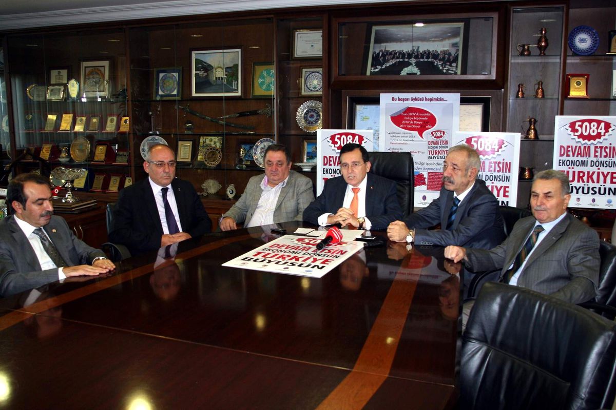 Trabzon 5084 Sayılı Teşvik Yasası\'nın Süresinin 2015 Kadar Uzatılmasını İstiyor