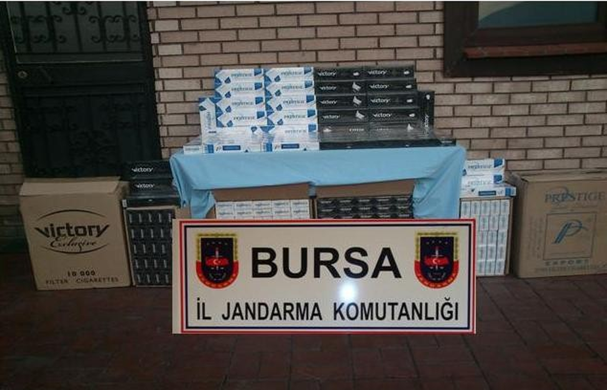 Jandarmadan Kaçak Sigara Operasyonu
