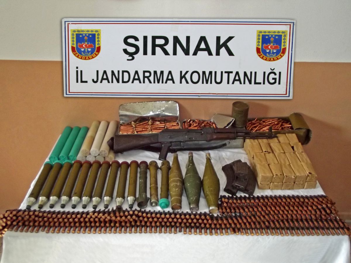 Şırnak\'ta Çok Sayıda Mühimmat Ele Geçirildi