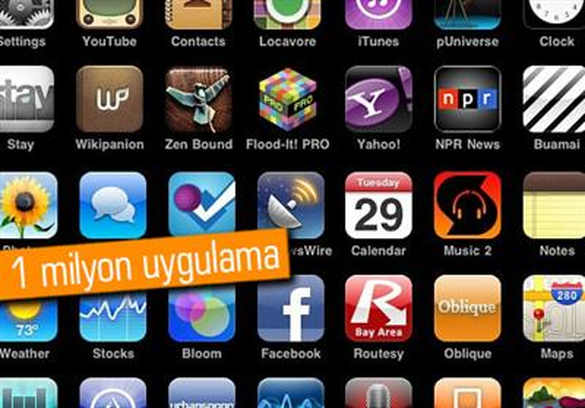 App Store\'a 1 Milyonuncu Uygulama Gönderildi