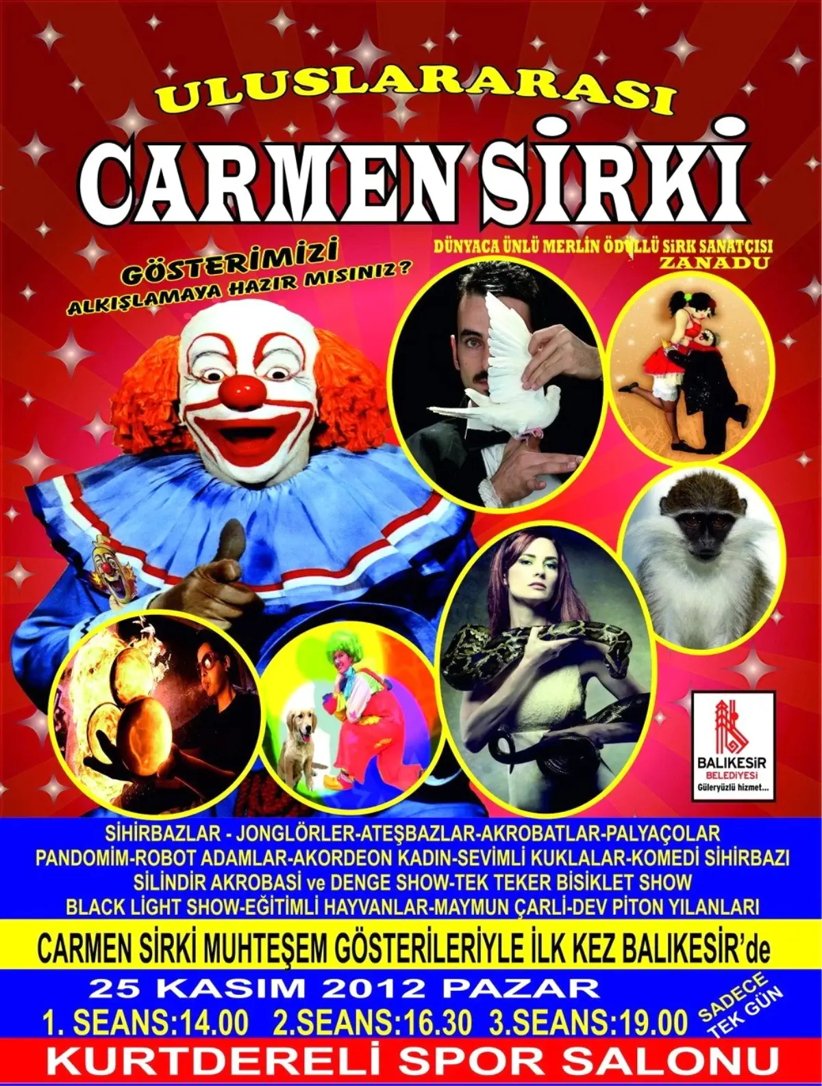 Carmen Sirki Balıkesir\'e Geliyor