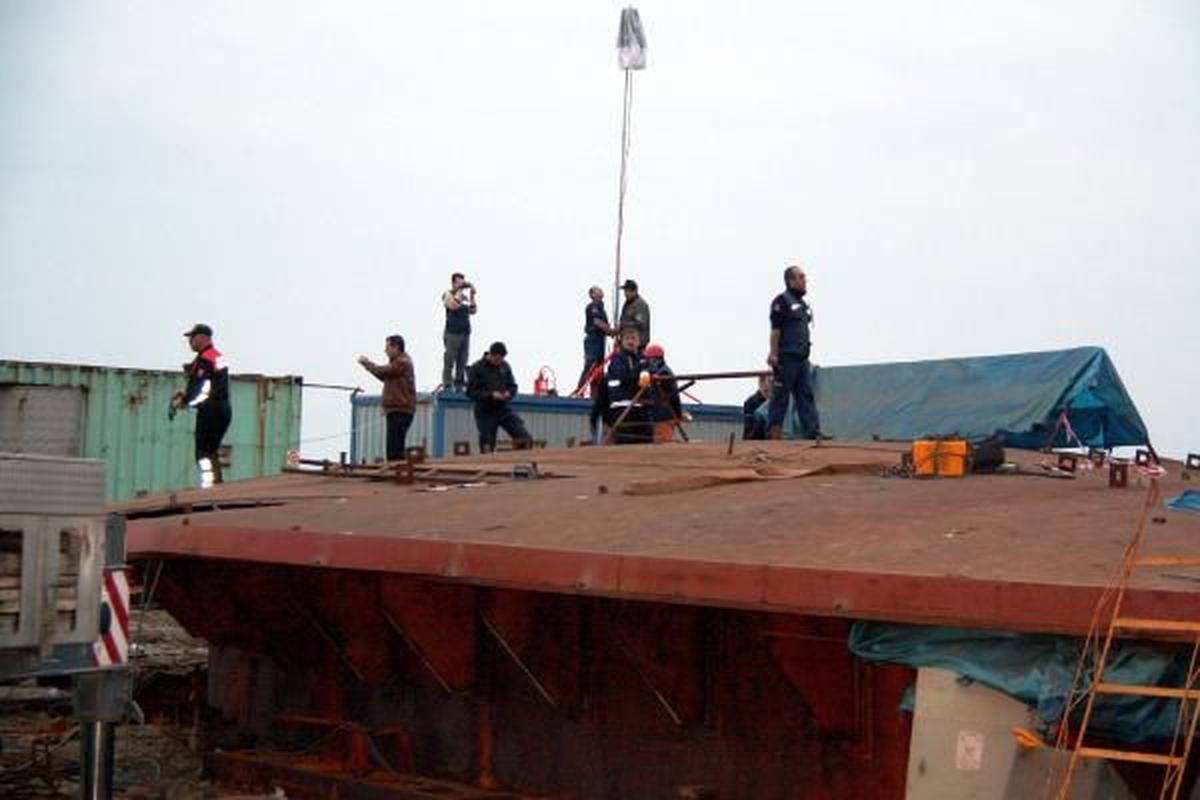 Eti Bakır Samsun İşletmesi\'ndeki Amonyak Tankı Kapağının Çökmesi
